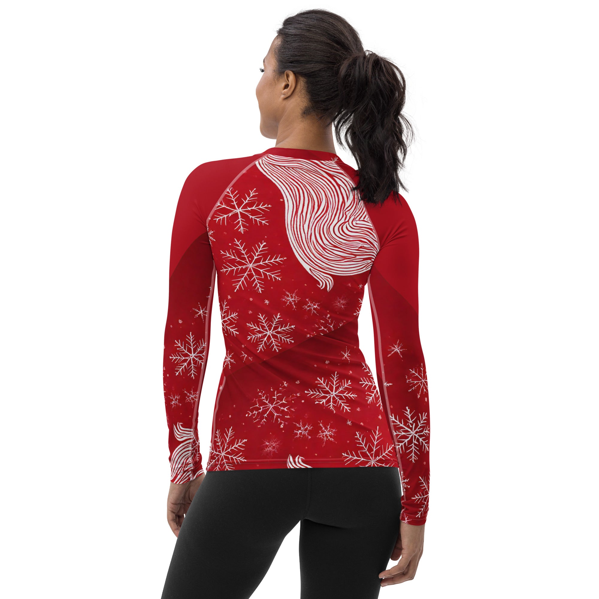Christmas Pullover Sweater. Red Long Sleeved Party Top. WickedYo.